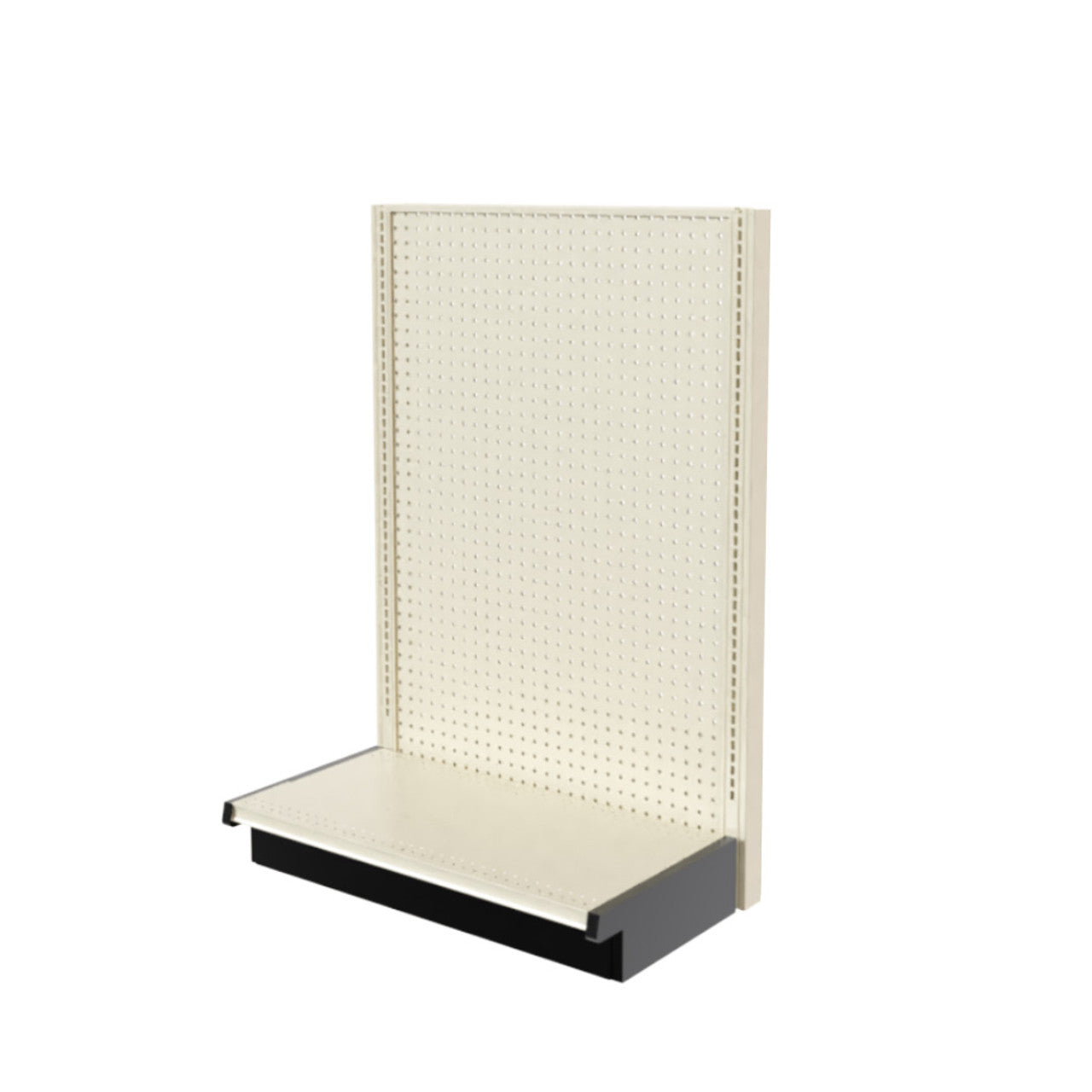 Lozier Single Sided Wall Starter, Beige White, 36W 60H 19D, Used