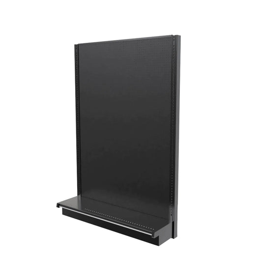 Lozier Single Sided Wall Add-On, Black, 48W 72H 13D, New