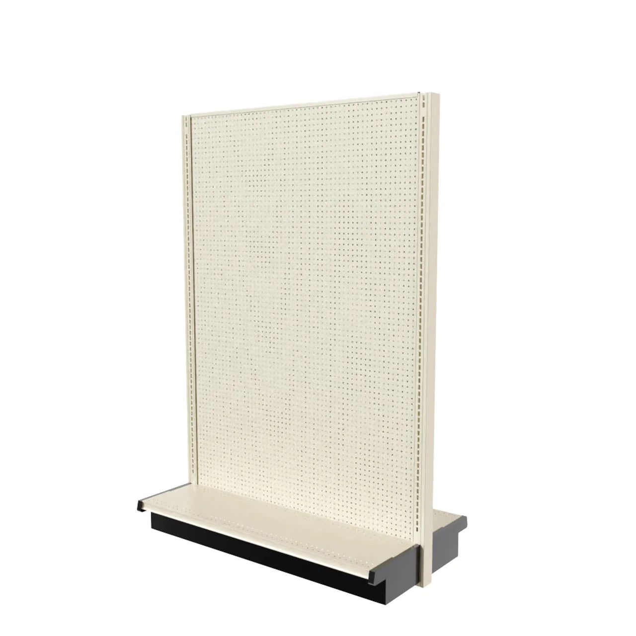 Lozier Gondola Island Starter, Beige White, 48W 72H 13D, Refurbished