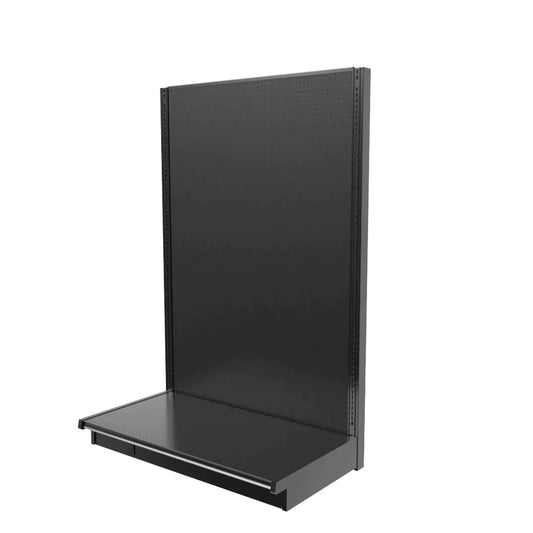 Lozier Single Sided Wall Add-On, Black, 48W 72H 25D, New
