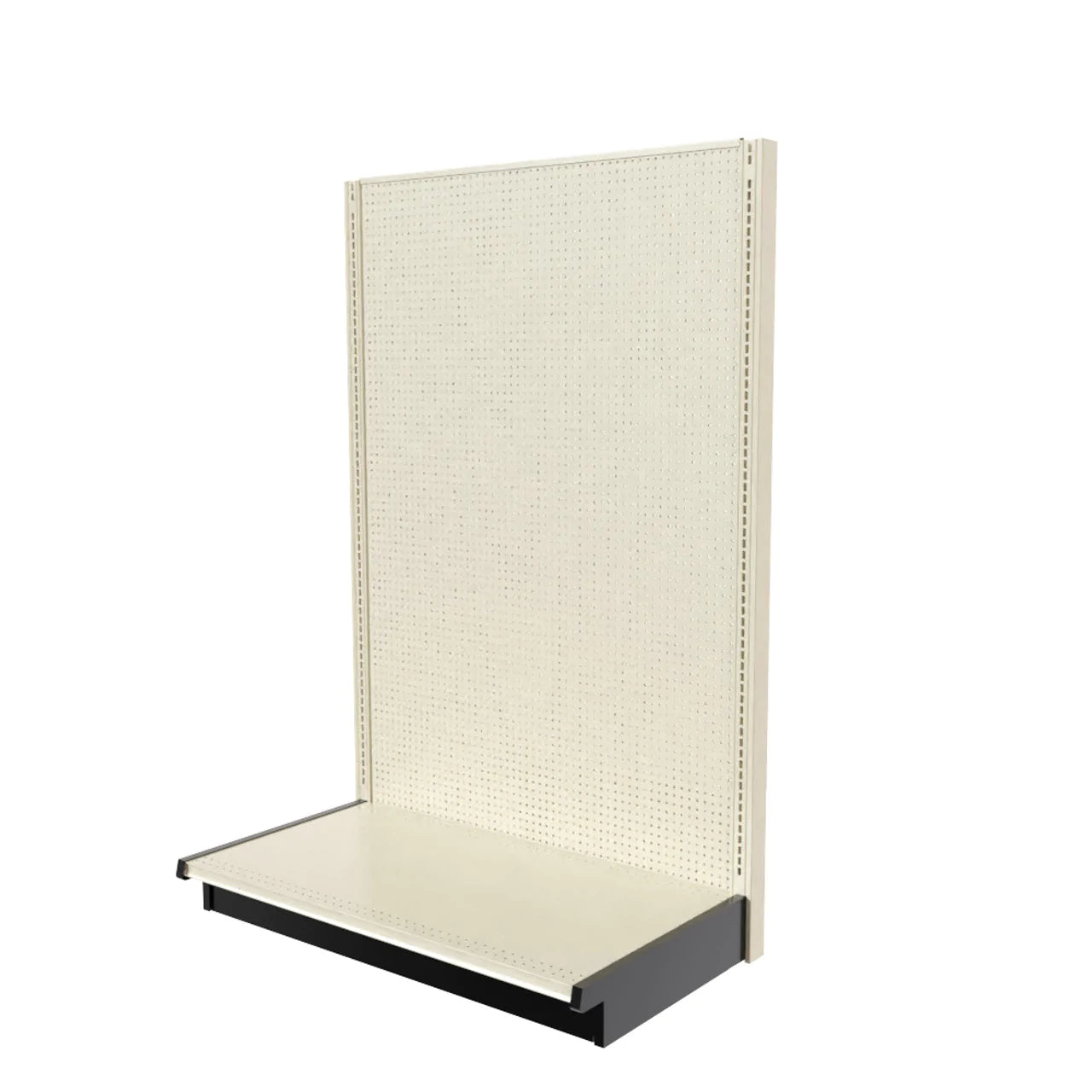 Lozier Single Sided Wall Add-On, Beige White, 48W 72H 25D, Used
