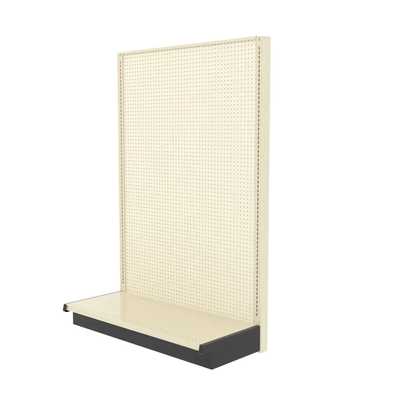 Lozier Single Sided Wall Add-On, Beige White, 48W 72H 22D, New