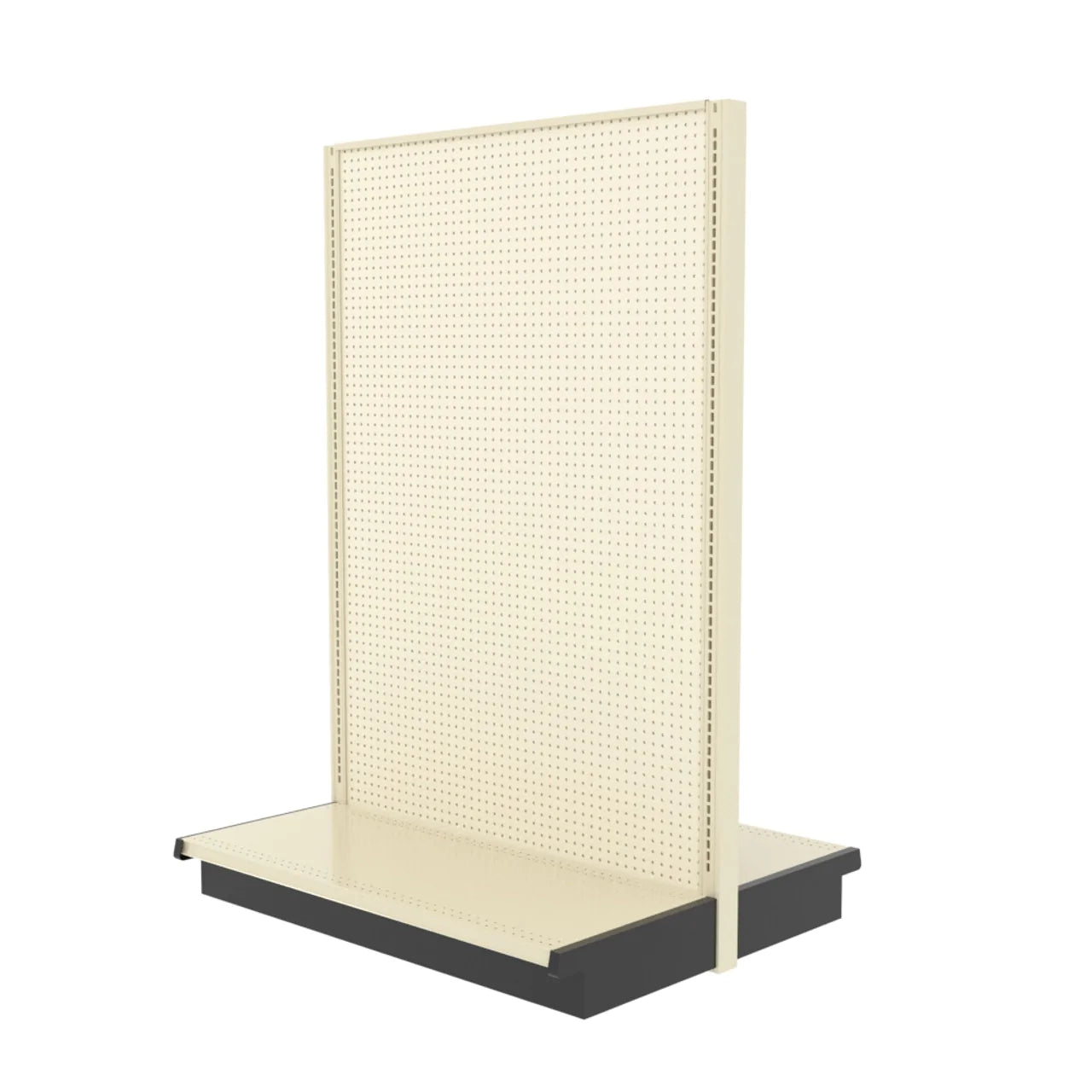 Lozier Gondola Island Starter, Beige White, 48W 72H 22D, Refurbished