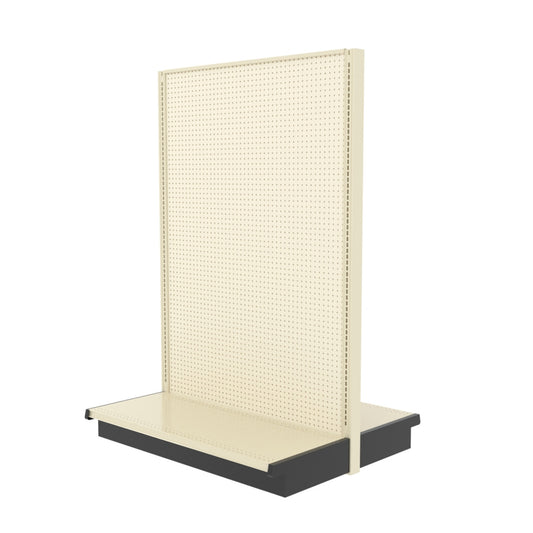 Lozier Gondola Island Starter, Beige White, 48W 72H 19D, Used