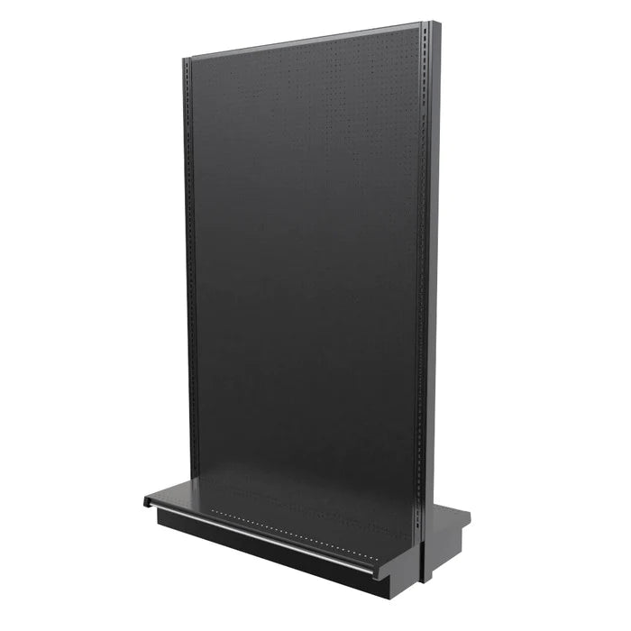Lozier Gondola Island Starter, Black, 48W 72H 13D, New