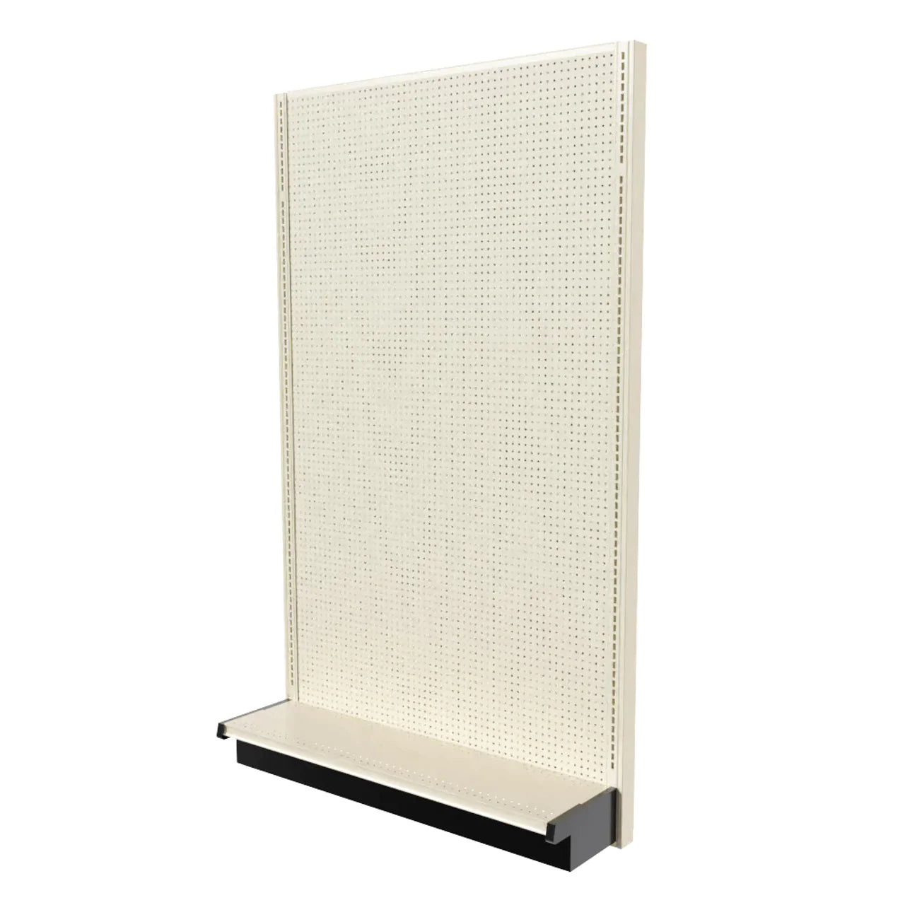 Lozier Single Sided Wall Add-On, Beige White, 48W 84H 13D, Refurbished