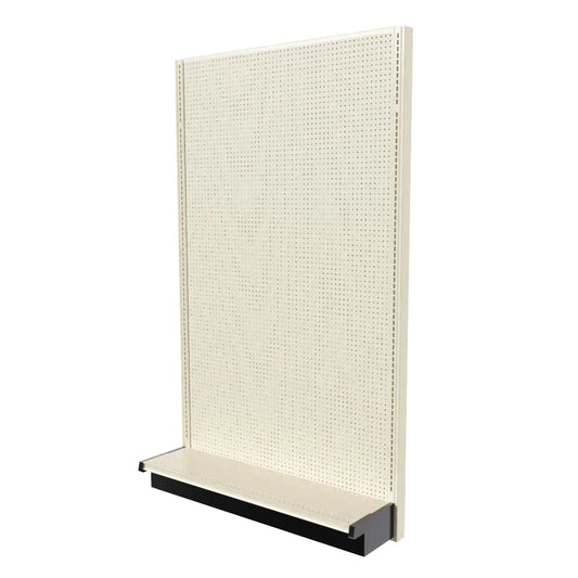 Lozier Single Sided Wall Add-On, Beige White, 48W 84H 13D, Refurbished