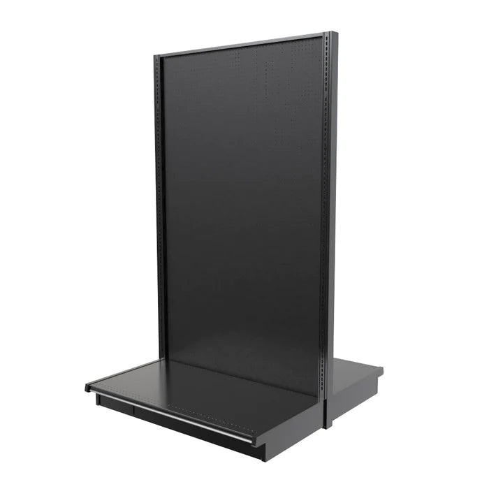 Lozier Gondola Island Starter, Black, 48W 84H 19D, Refurbished