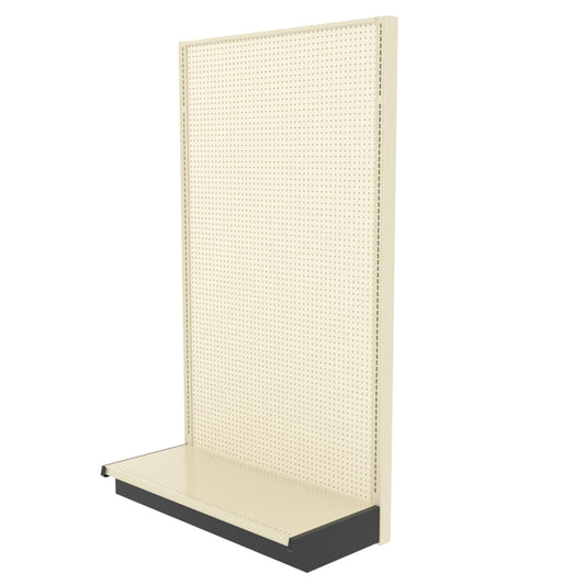 Lozier Single Sided Wall Starter, Beige White, 48W 84H 19D, Used