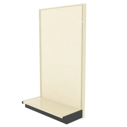 Lozier Single Sided Wall Add-On, Beige White, 48W 84H 19D, Refurbished