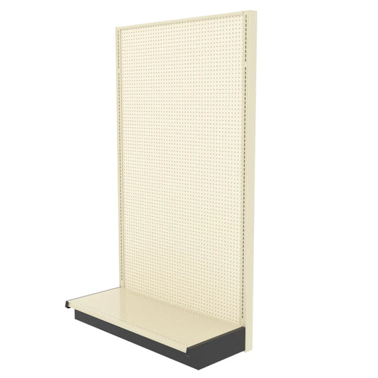 Lozier Single Sided Wall Starter, Beige White, 48W 84H 16D, Refurbished